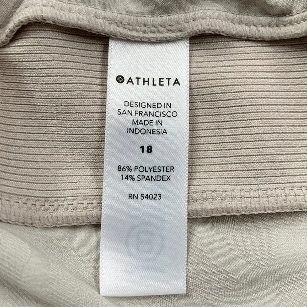 Athleta Brooklyn Textured Jogger 18 Abalone Grey Stretch Active Travel Pant